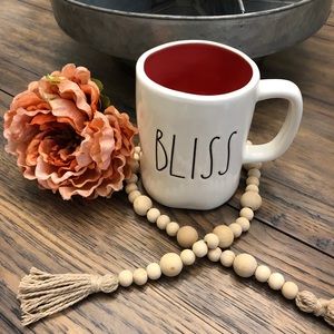 Rae Dunn Bliss Mug with Red